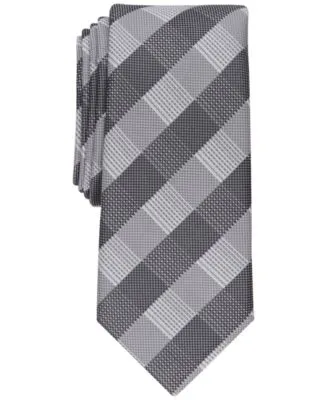 Men's Slim Plaid Tie