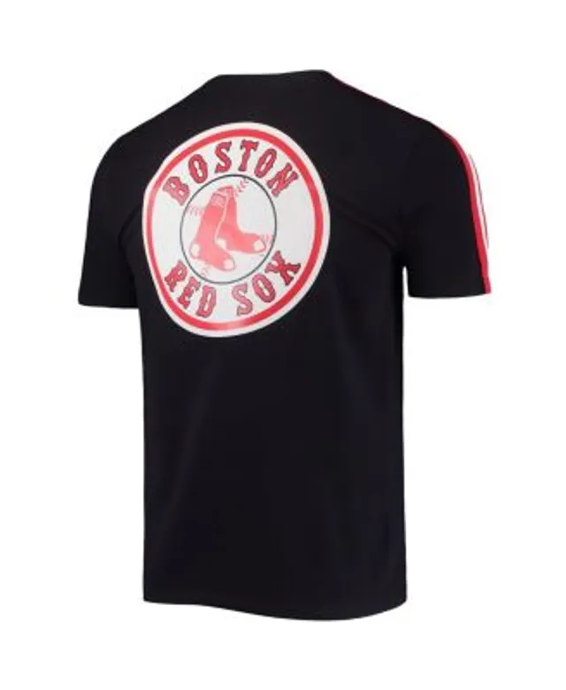 New Era cotton T-shirt Boston Red Sox Metallic Print black color