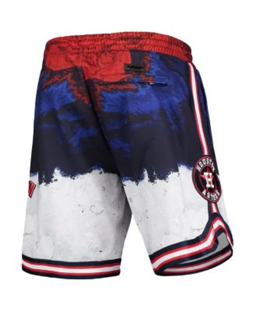 Men's Houston Astros Mitchell & Ness Orange Hyper Hoops Shorts