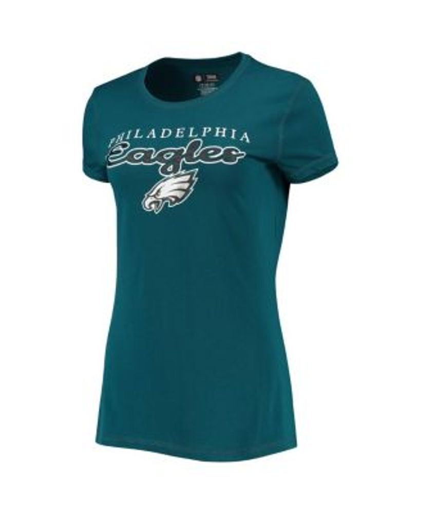 Women's Concepts Sport White/Charcoal Philadelphia Eagles Sonata T-Shirt &  Leggings Set