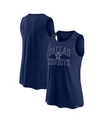 Women's New Era Navy Dallas Cowboys Plus Size Tank Top