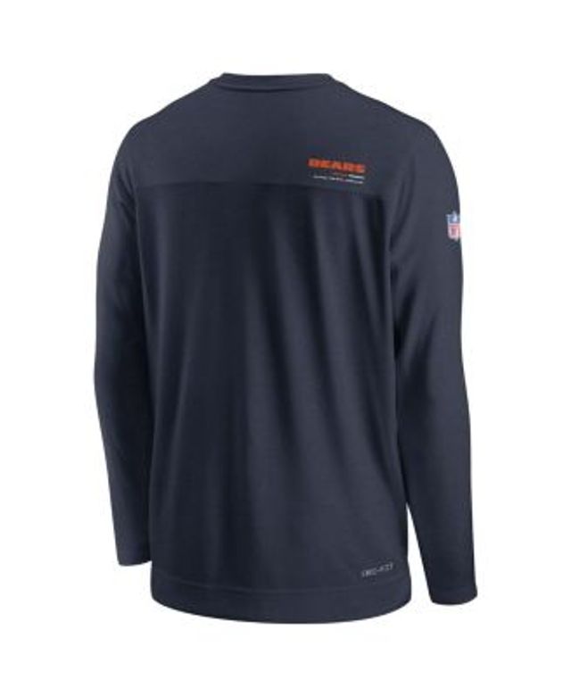 Men's New Era Navy Chicago Bears 2022 Sideline Ink Dye T-Shirt