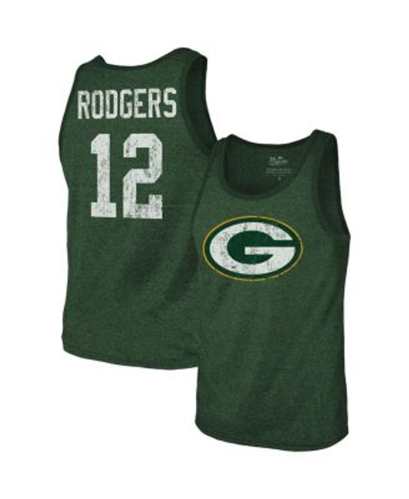 Men's Nike Aaron Rodgers White Green Bay Packers Player Name & Number T-Shirt