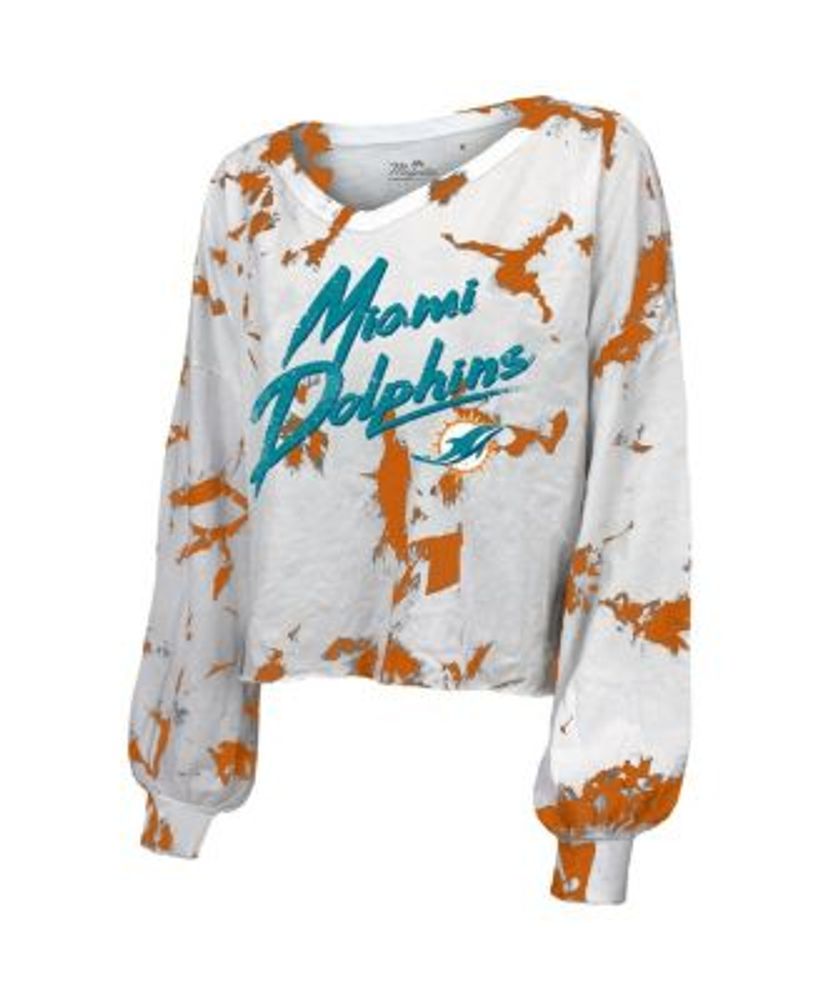 Miami Dolphin Tie Dye Orange T-Shirt