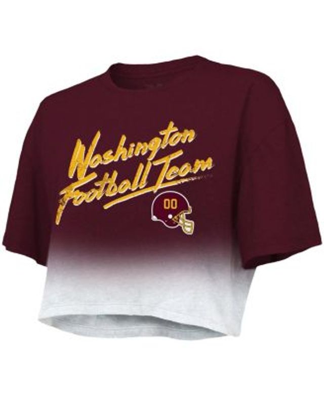 Fanatics Women's Chase Young Cream, Burgundy Washington Football Team  Player Raglan Name Number 3/4 Sleeve T-shirt