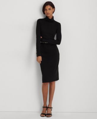 Lauren Ralph Lauren Women's Cotton-Blend Turtleneck Dress | Mall of America®