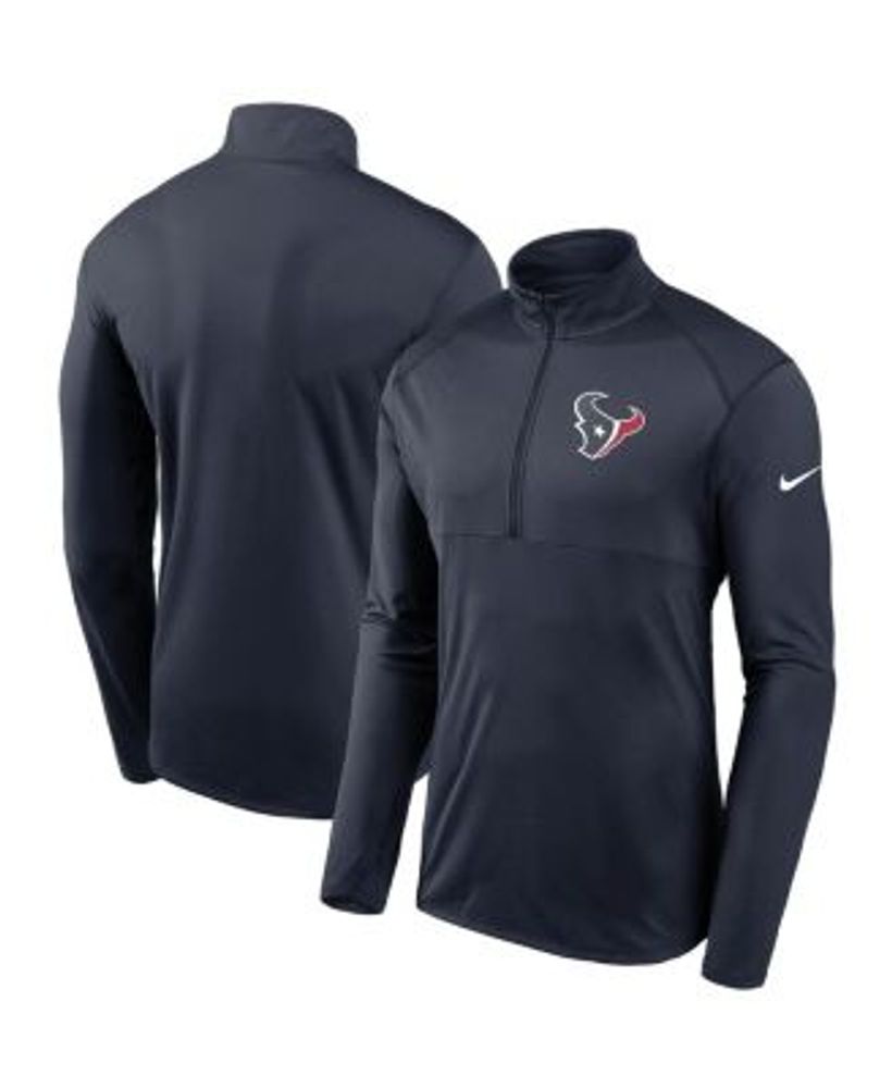 Nike Navy Houston Texans 2023 Sideline Performance Long Sleeve