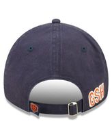 New Era Chicago Bears Youth Navy Main Core Classic 2.0 9TWENTY Adjustable  Hat