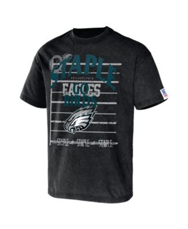 NFL Properties Men's NFL X Staple Black Philadelphia Eagles World Renowned  Long Sleeve T-shirt