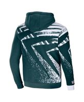 NFL Properties Men's NFL X Staple Green Philadelphia Eagles Team Slogan All  Over Print Pullover Hoodie