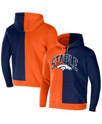 Denver Broncos Nike Prime Logo Therma Pullover Hoodie - Mens