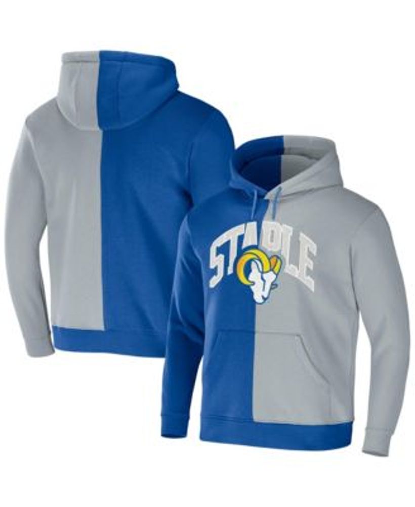 Men's NFL x Staple Blue Los Angeles Chargers Split Logo Pullover Hoodie