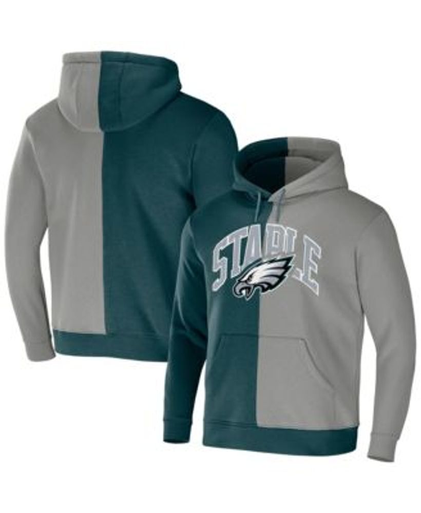 Youth Green Philadelphia Eagles Fan Gear Prime Pullover Hoodie