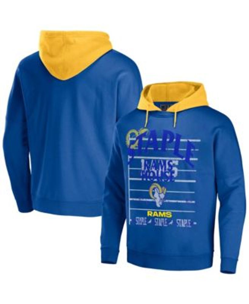 NFL Los Angeles Rams Girls' Fleece Hooded Sweatshirt - M