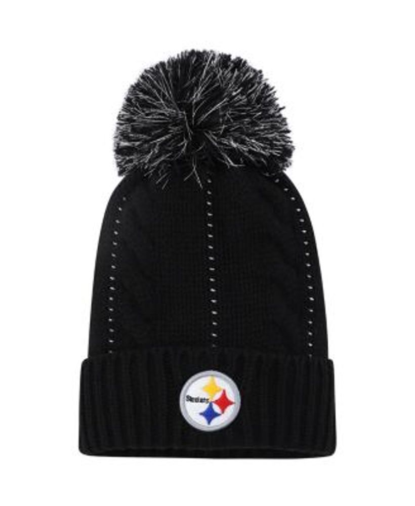 47 Brand Women's '47 Black Pittsburgh Steelers Bauble Cuffed Knit