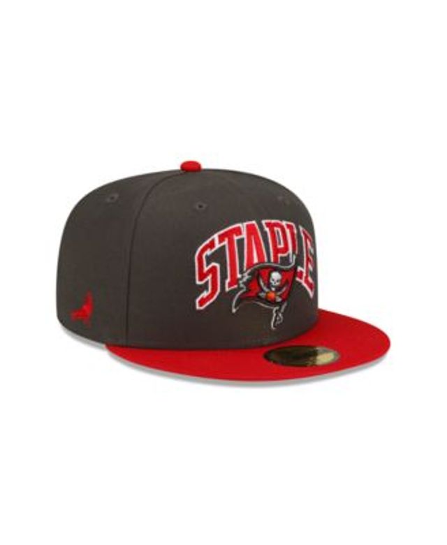 Men's New Era Pewter/Red Tampa Bay Buccaneers NFL x Staple Collection  59FIFTY Fitted Hat - Yahoo Shopping