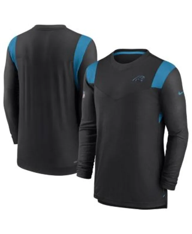 Carolina Panthers Nike Sideline Tonal Logo Performance Player Long Sleeve  T-Shirt - Black