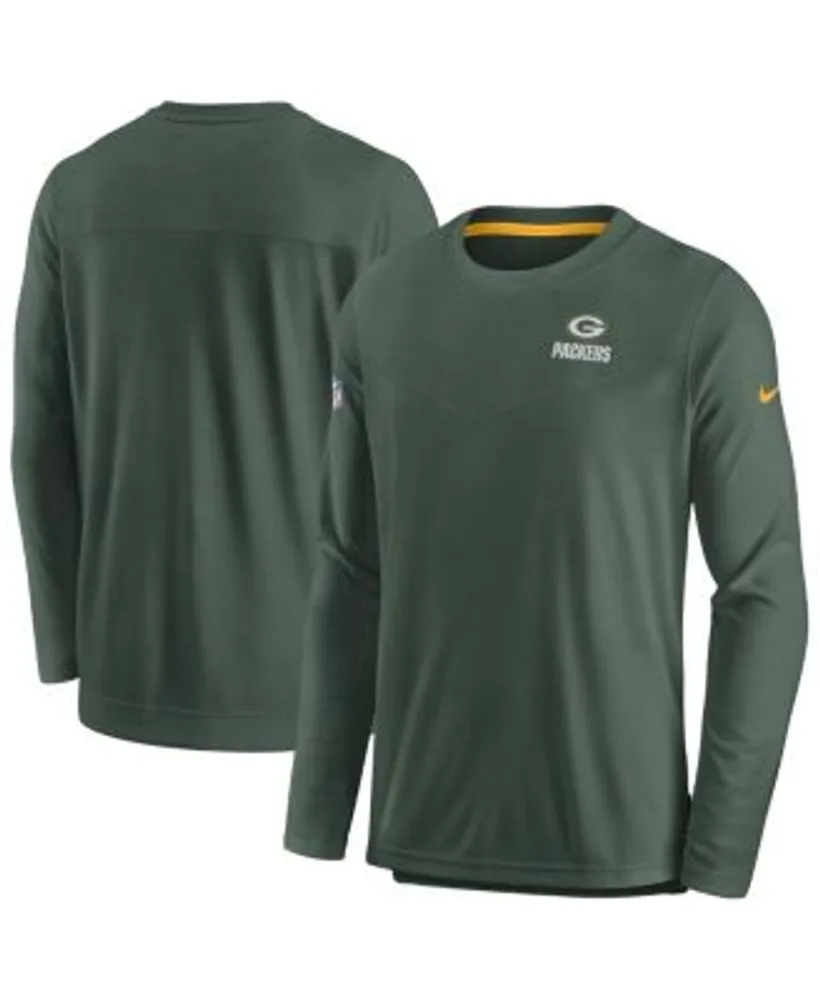 Nike Men's Green Bay Packers Sideline Lockup Performance Long Sleeve T-shirt