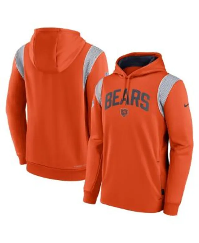 Chicago Bears Nike Rewind Club Fleece Pullover Hoodie - Heathered Gray