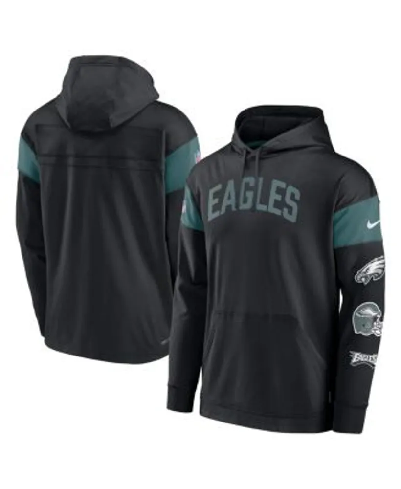 eagles black sideline hoodie