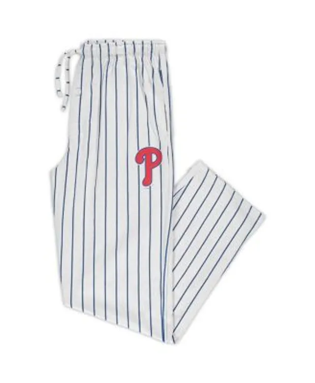 Men's New York Yankees Concepts Sport White/Navy Big & Tall Pinstripe Sleep  Pants