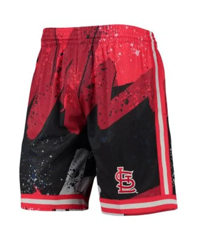Pro Standard Mens CardinalsMash Woven Shorts - Red Size XXL