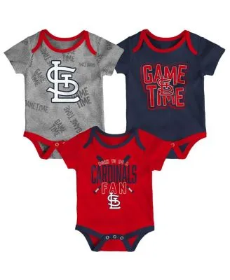 Newborn & Infant Houston Astros Navy/Orange/Heathered Gray Game Time Three-Piece Bodysuit Set