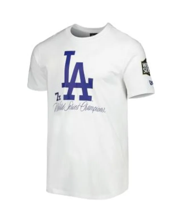 New Era LA Dodgers flower back print t-shirt in white