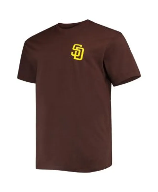 Men's Brown San Diego Padres Big & Tall Father's Day #1 Dad T-Shirt