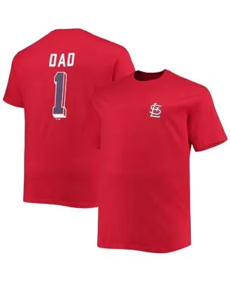 Men's Detroit Tigers Navy Big & Tall Father's Day #1 Dad T-Shirt