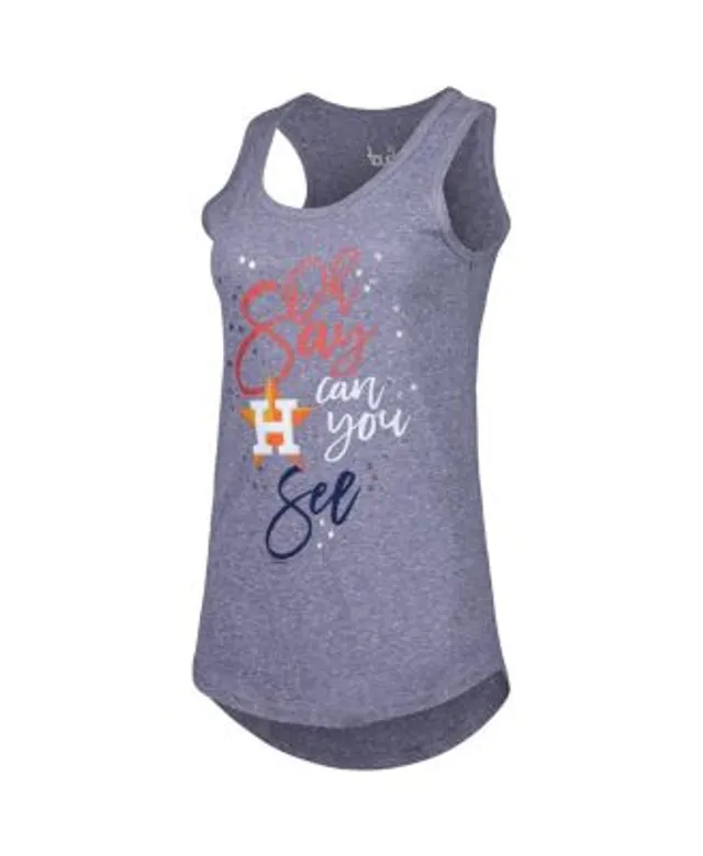 Houston Astros Women's Plus Size Racerback Tank Top - Navy