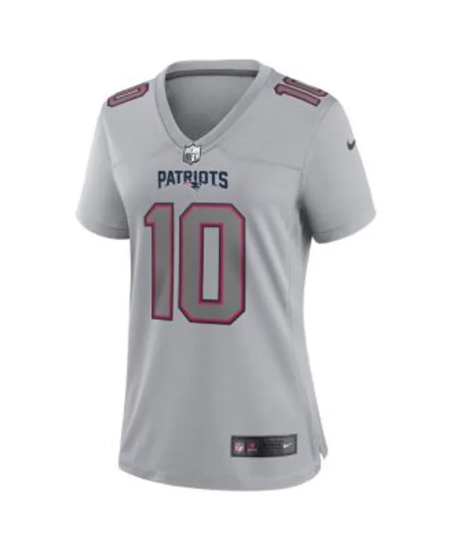 Mac Jones New England Patriots Nike Youth Inverted Game Jersey - Gray