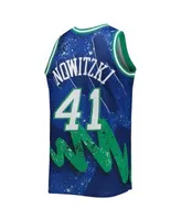 Dirk Nowitzki Dallas Mavericks Mitchell & Ness 75th Anniversary 1998/99  Hardwood Classics Swingman Jersey - Gold