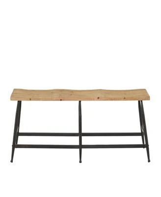 Metal Slim Bench, 48" x 13" x 19"