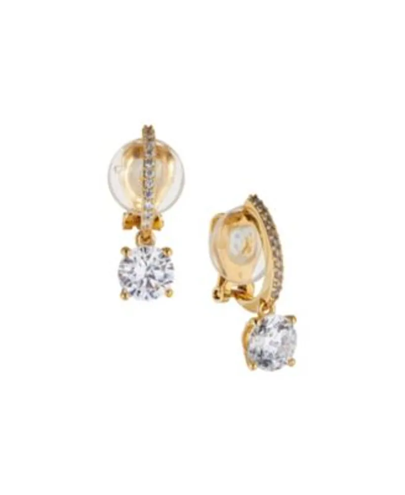 Gold Gina gold-plated clip earrings