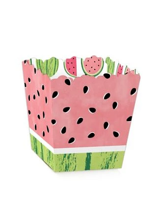 Sweet Watermelon - Party Mini Favor Boxes - Fruit Party Treat Candy Boxes - Set of 12