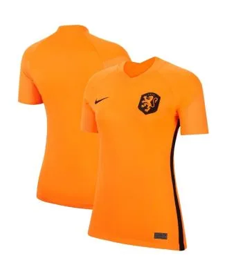 Netherlands National Team 2022/23 Stadium Home (VIRGIL Van Dijk) Nike Men's Dri-Fit Long-Sleeve Soccer Jersey in Orange, Size: Small | FN5131712-NED