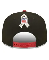 Arizona Cardinals New Era Camo Vizor 9FIFTY Snapback Hat - Black