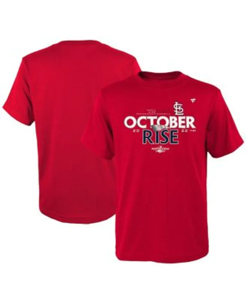 Fanatics Youth Boys Branded Red St. Louis Cardinals 2022 Postseason Locker  Room T-shirt