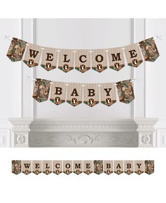 Gone Hunting - Deer Hunting Bunting Banner