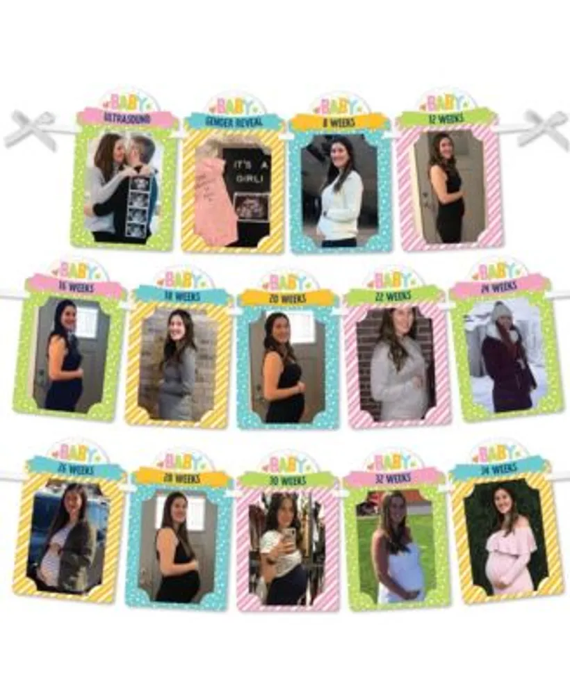 Big Dot of Happiness Batter Up - Baseball - Baby Shower or Birthday Party 4x6 Picture Display - Paper Photo Frames - Set of 12