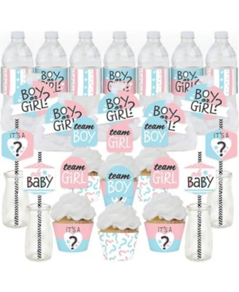 Big Dot of Happiness Baby Gender Reveal - Party Cupcake Kit - Fabulous  Favor Party Pack - 100 Pieces