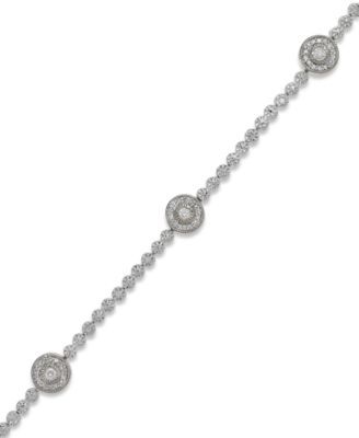 Diamond Circle Bracelet in Sterling Silver (1/2 ct. t.w.)