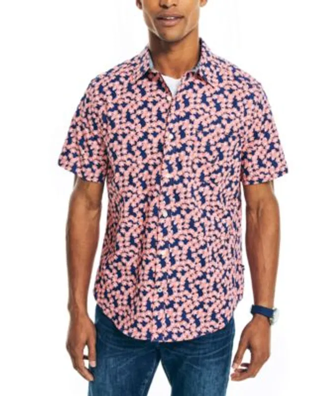 Men's Houston Astros Columbia Navy Slack Tide Camp Button-Up Short