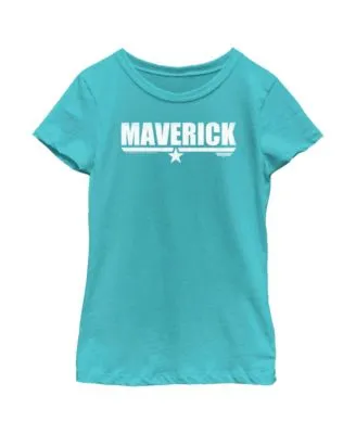 Girl's Top Gun Maverick Talk to Me Goose T-Shirt - Red - Medium