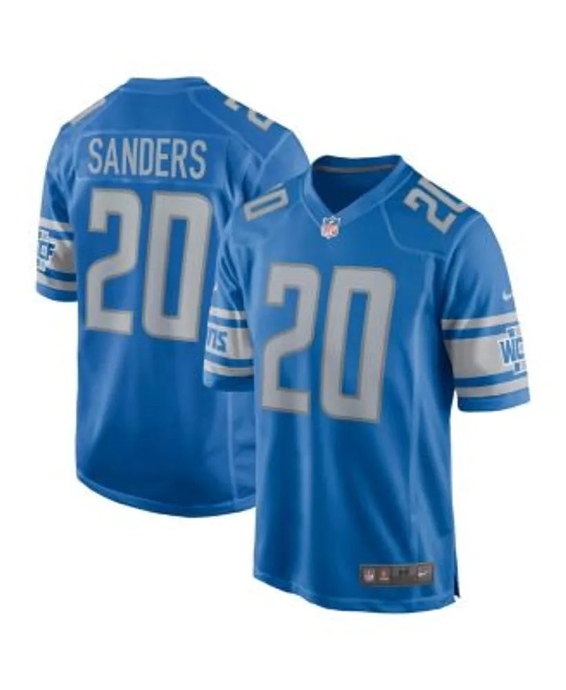 Mitchell & Ness Men's Barry Sanders Blue Detroit Lions 1994 Legacy Replica  Jersey - Macy's