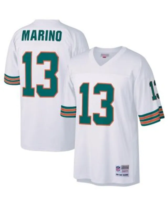 Mitchell & Ness Men's Mitchell & Ness Dan Marino Orange Miami Dolphins  Tie-Dye Retired Player Name Number T-Shirt