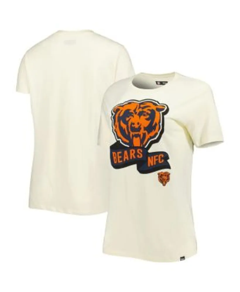 Chicago Bears New Era Women's Plus Size Athletic Varsity Lace-Up V-Neck  Long Sleeve T-Shirt - White/Navy