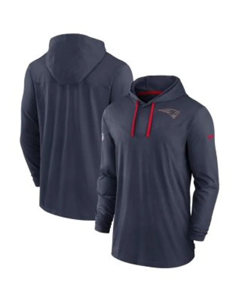 Men's Nike Navy Houston Texans Sideline Logo Performance Pullover Hoodie