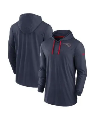 Women's Nike Navy New England Patriots Sideline Stack Performance Pullover Hoodie Size: Small